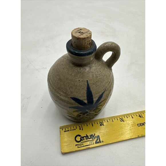 Vintage Mahon Pottery Ireland Stoneware Pineapple Jug Handle Cork Country 4” - Picture 8 of 8